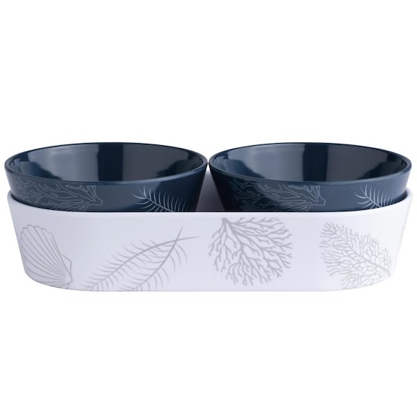 SET APERITIVO IN MELAMINA LIVING, 3 PZ.