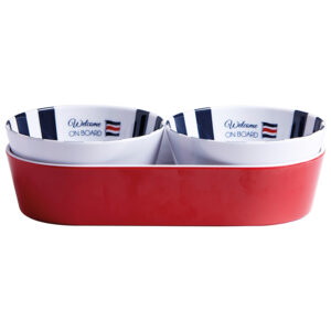 SET SNACKS MELAMINA – VENEZIA, 3 PC 