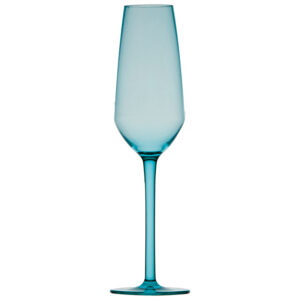 CALICE CHAMPAGNE SQUARE – TRITAN TURQUOISE, 6 PCS