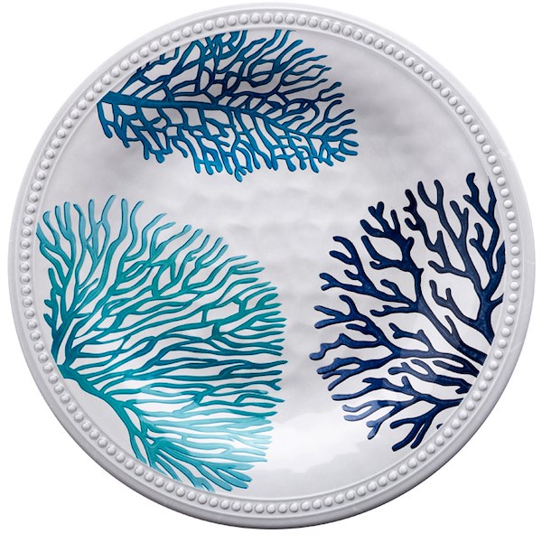 PIATTO MELAMINA PIANO HARMONY – MARE, 6 Pz.
