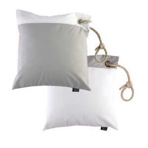 CUSCINO ANTIVENTO + IMBOTTITURA WATERPROOF – GRIGIO, 2 PC 