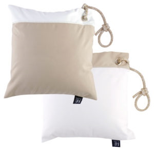 CUSCINO ANTIVENTO + IMBOTTITURA WATERPROOF – SAND, 2 PC 